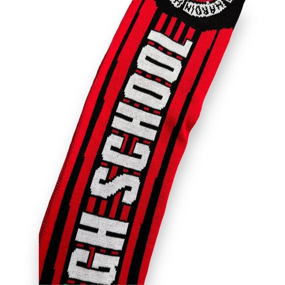 Ruffneck John Hardin High School Red and Black Acrylic 60x8 Inch Scarf Kentucky - Picture 5 of 7